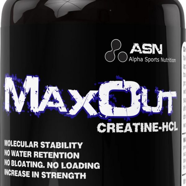 Alpha Sports Nutrition MaxOut Creatine HCL 120 Capsules (1)