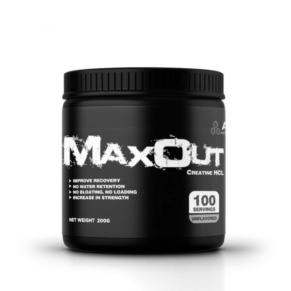 Alpha Sports Nutrition MaxOut Creatine HCL Powder 100 Servings Unflavored